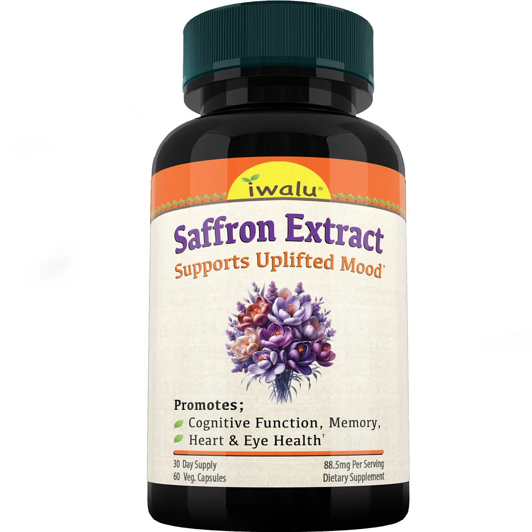 Saffron 30 Mg | Best Supplement Capsule Pill Men Women FREE SHIP