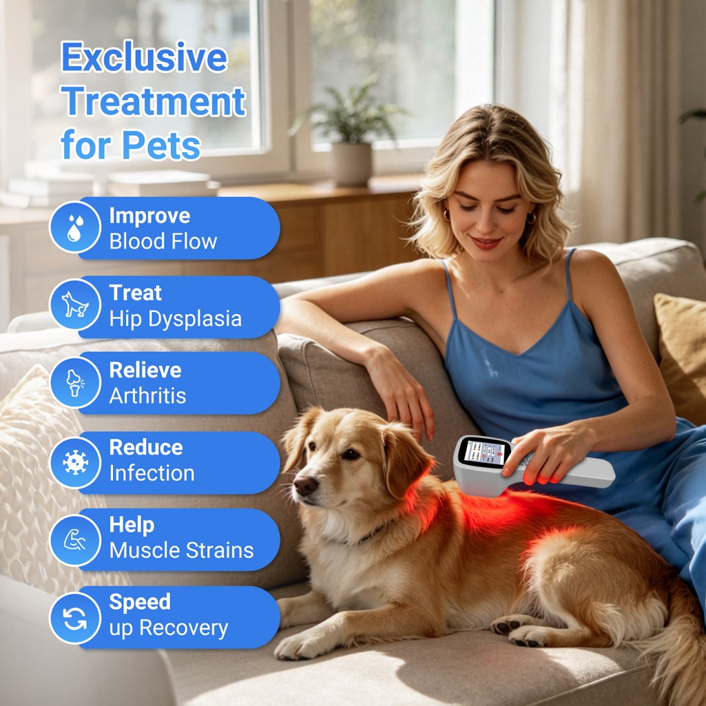 2500mW VeterinaryLaser Cold Laser Therapy Device for Dog Horse Joint Pain Relief
