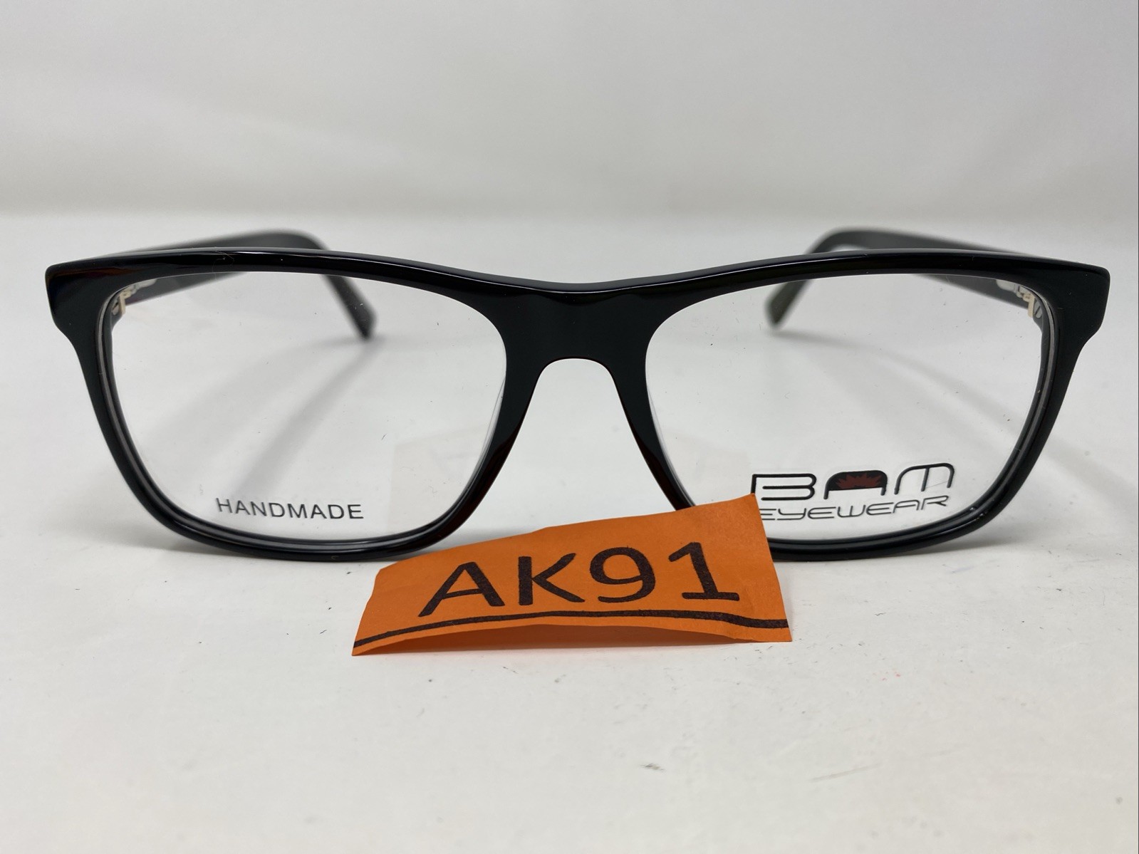 BAM Eyewear BAM 103 BLACK 57-17-150 Plastic Full Rim Eyeglasses Frame AK91