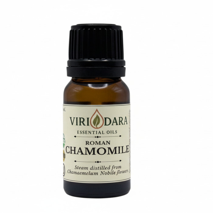 Organic Roman Chamomile Essential Oil – 100% Pure & Natural –Free Shipping
