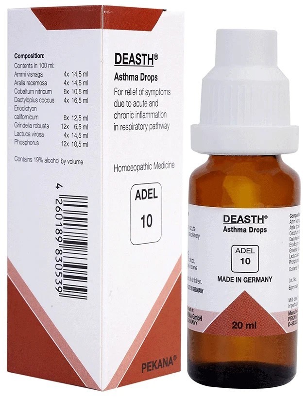 ADEL 10 Drops 20ml Pack DEASTH Adel PEKANA Germany OTC Homeopathic Drops