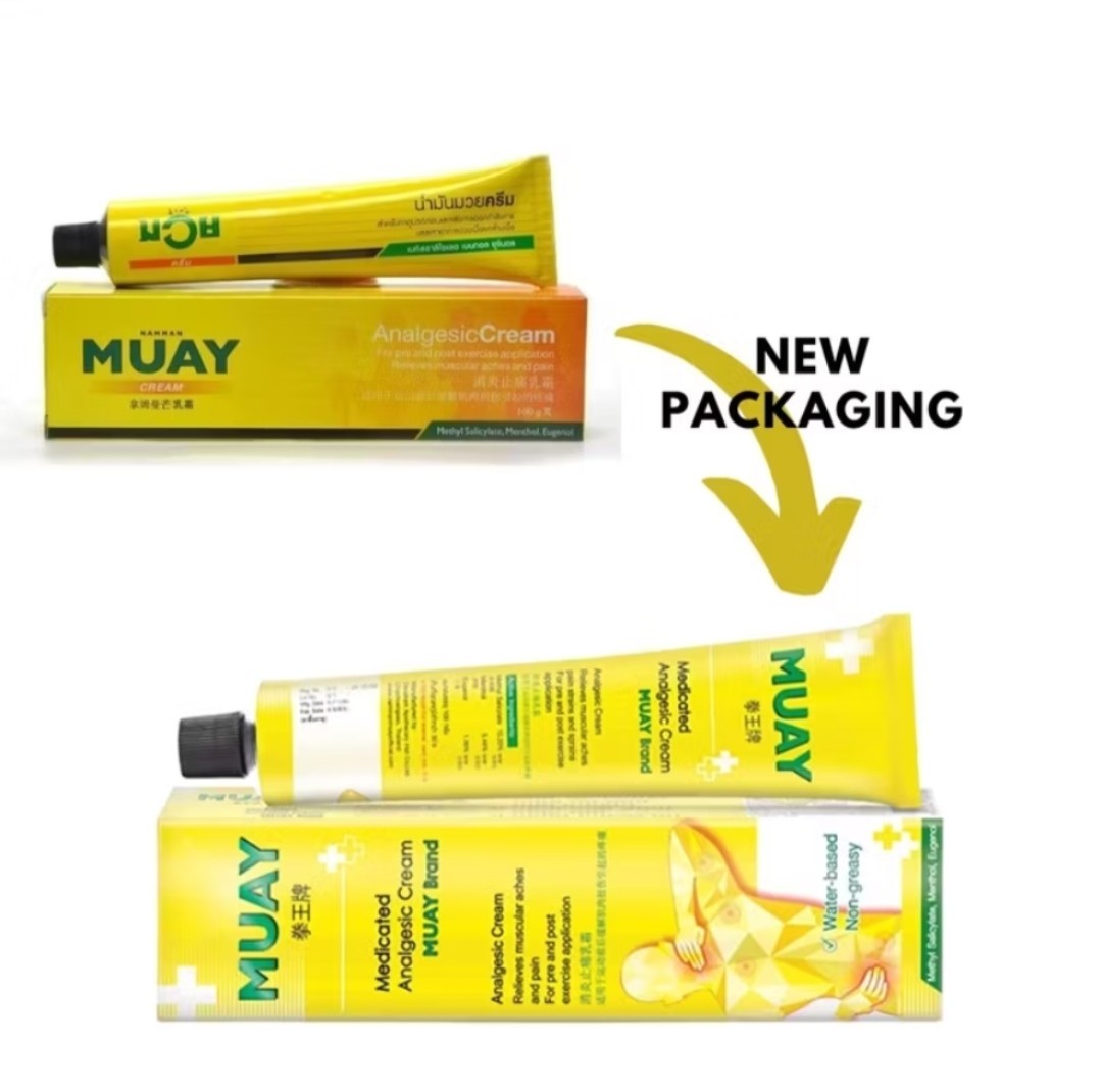 3x Namman Muay Thai Boxing Cream 100g Liniment Warm Massage Oitment Original