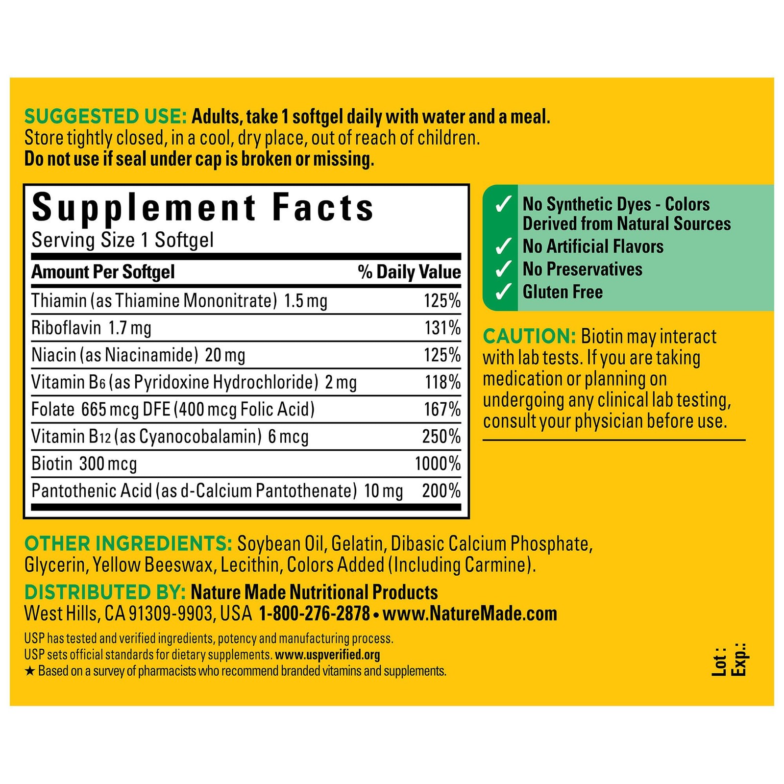 Super B Complex Vitamins for Women 60 Count (Pack of 1), 60