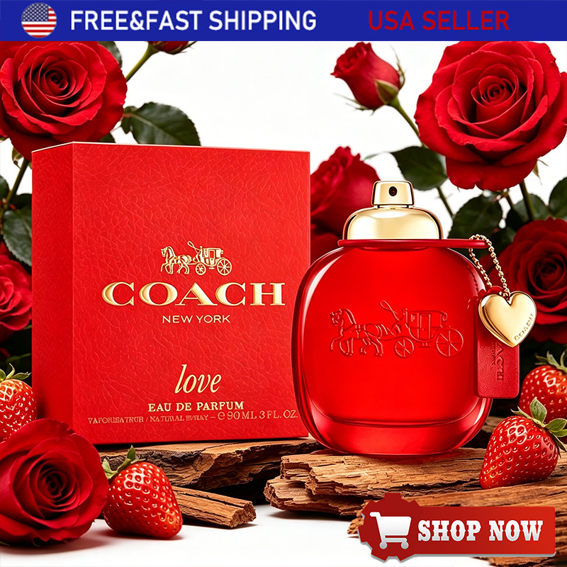 Coach Love 3 oz / 90 ml EDP Eau De Perfume Spray for Women New &Sealed