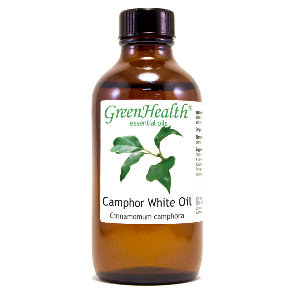 4 fl oz Camphor White Essential Oil (100% Pure & Natural) – GreenHealth