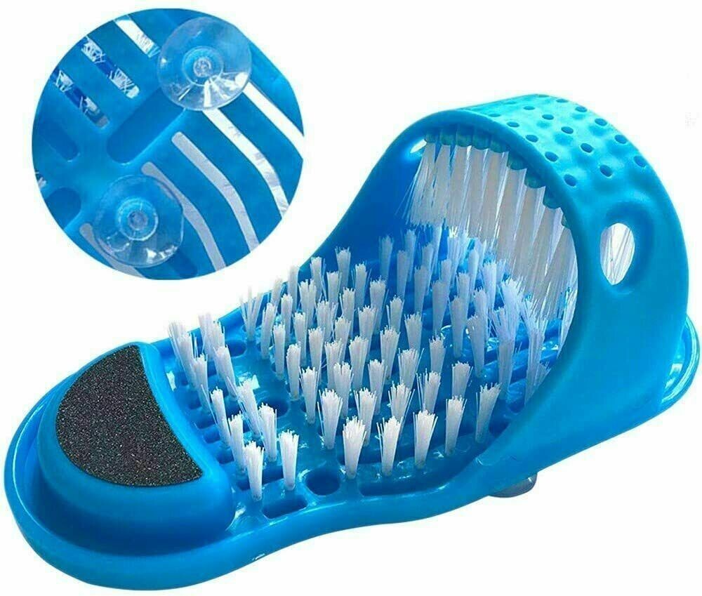 Shower Feet Foot Scrubber Exfoliating Massager Cleaner Washer Wash Slipper Brush