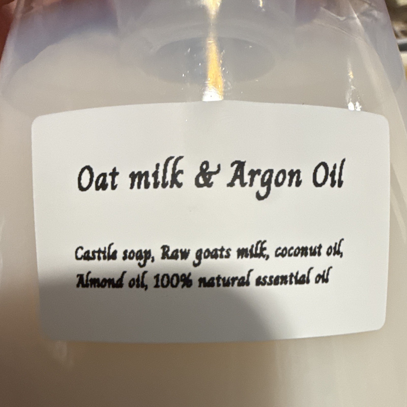 Mommy & Me Foaming Goat Milk Hand Wash Oat Milk Argan Oil