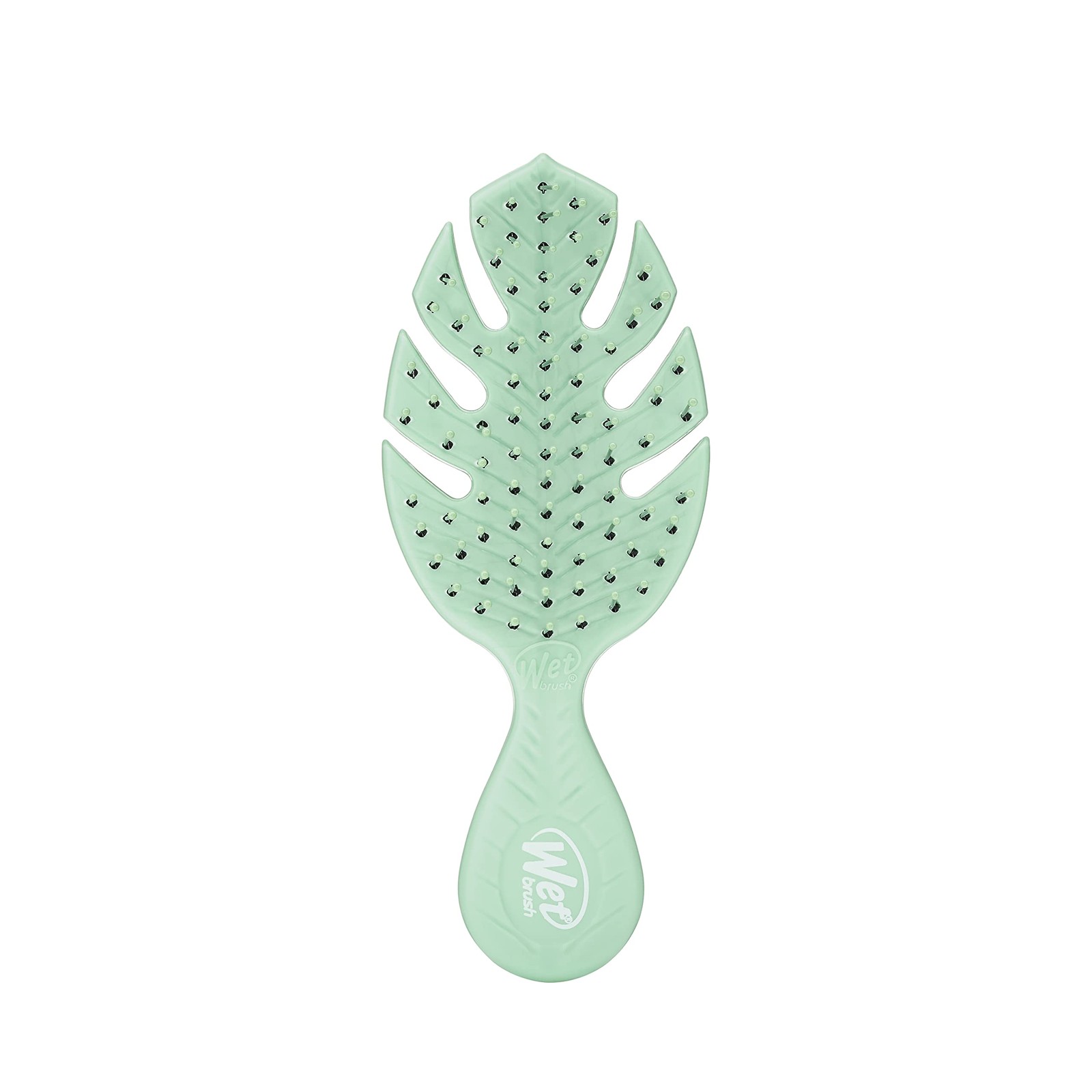 Wet Brush Go Green Mini Detangler Green – Detangling Travel Hair Brush –