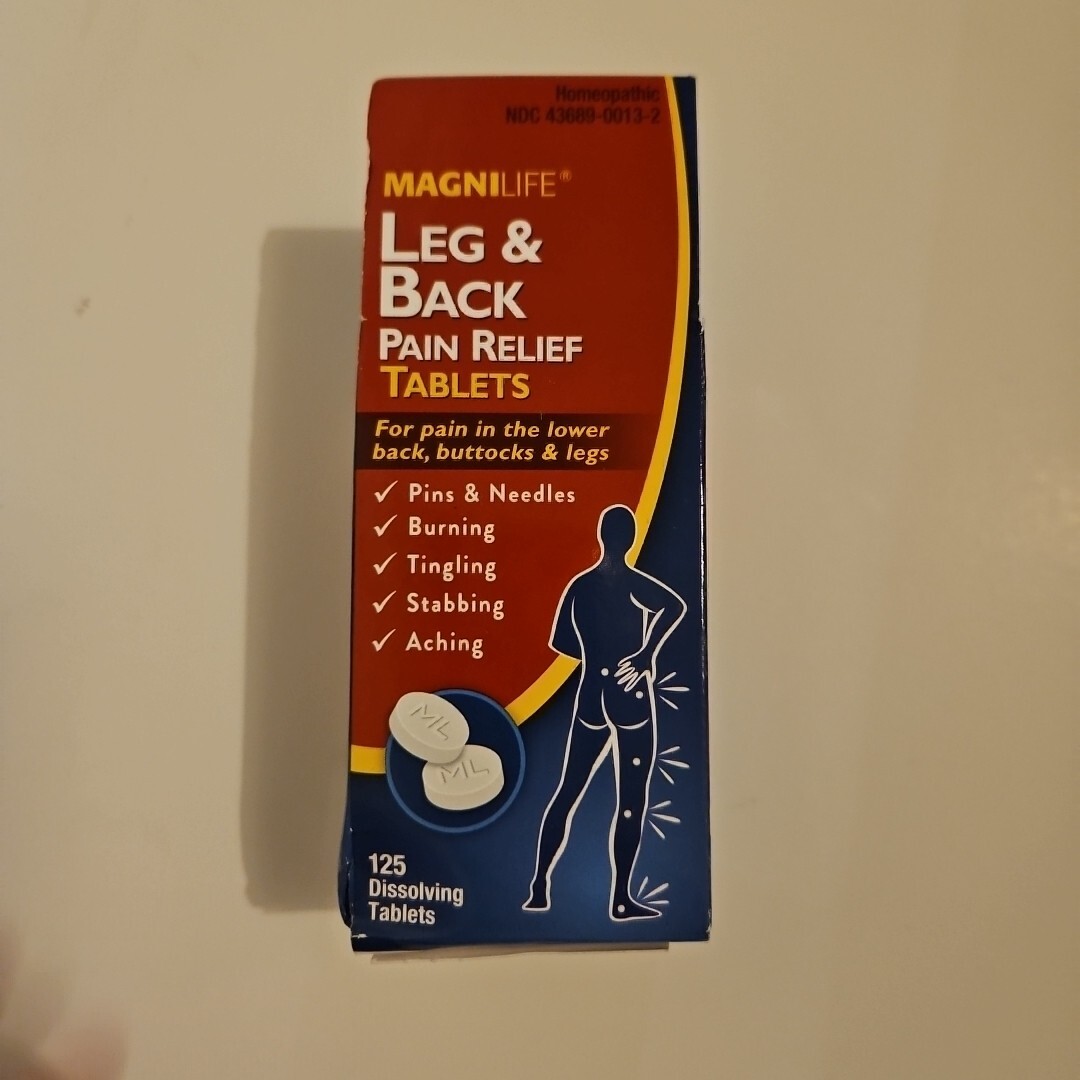 MagniLife Leg & Back Pain Relief, Fast-Acting for Sciatica Pain Naturally