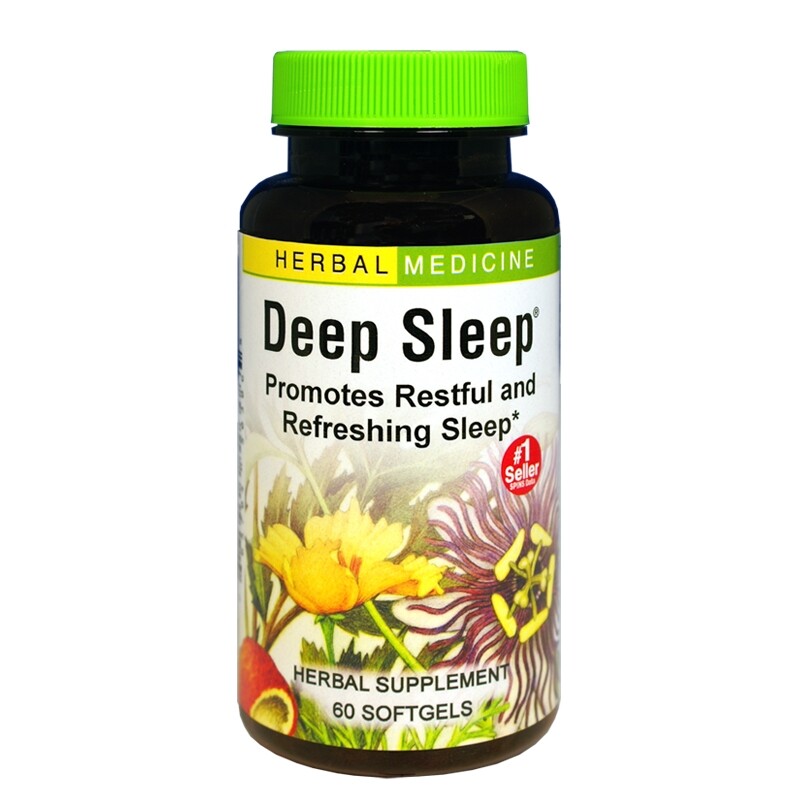 Herbs Etc. Deep Sleep Soft Gels – 60 Count (Pack of 1)