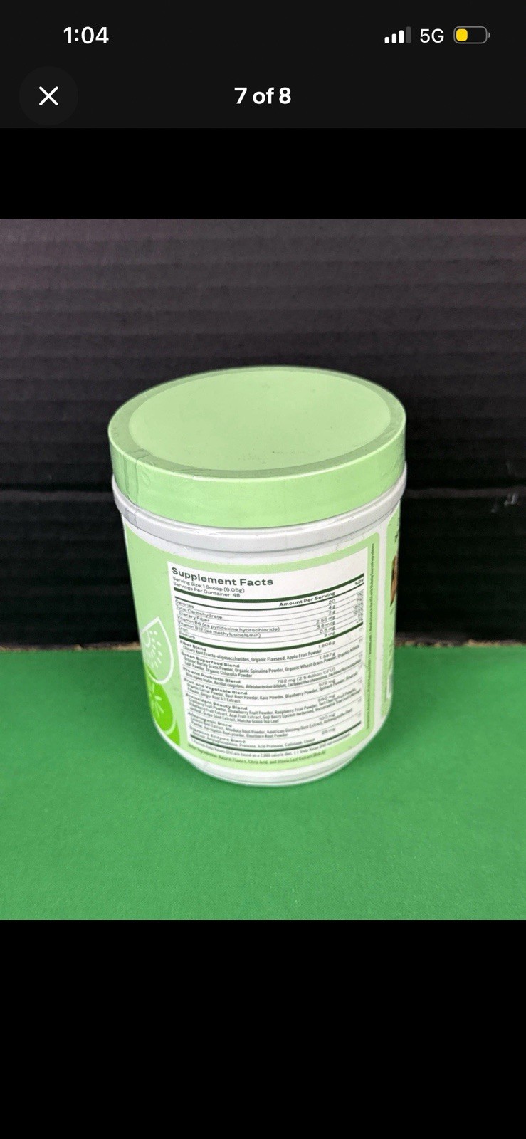 2PK Bloom Nutrition Greens & Superfoods Powder 10.24 Oz EA Strawberry Kiwi 09/26