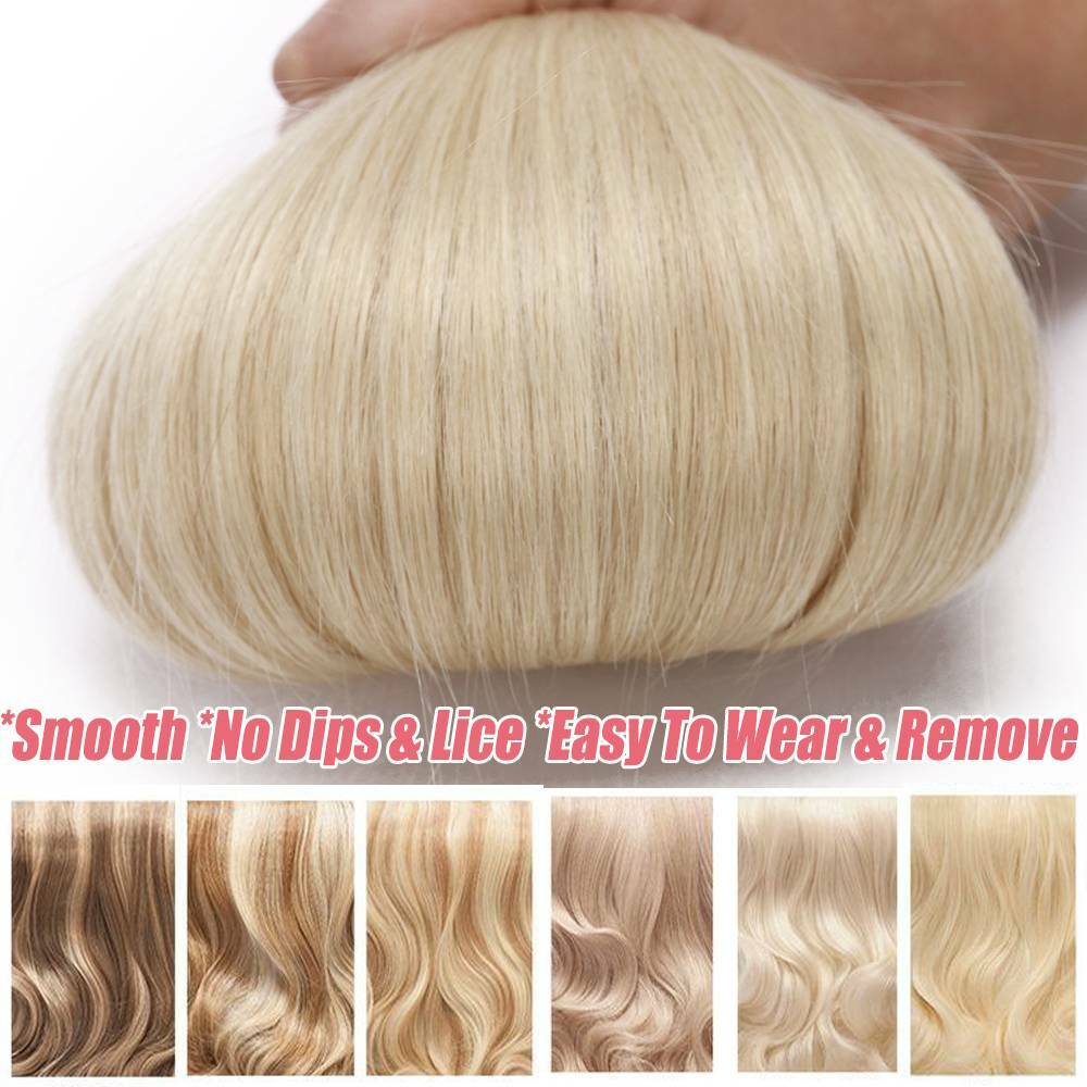 Thick 100% Real Remy Human Hair Extensions One Piece Clip In 3/4 Full Head Weft