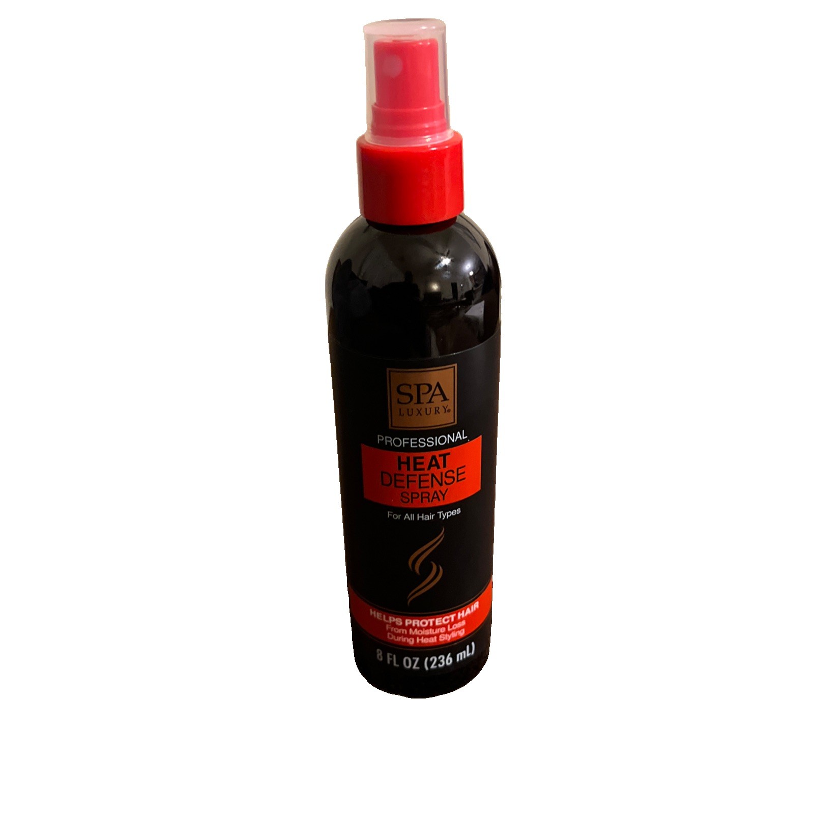 Spa Luxury Heat Defense Hair Spray Protect & Shine Mist 8oz For All Hair Types