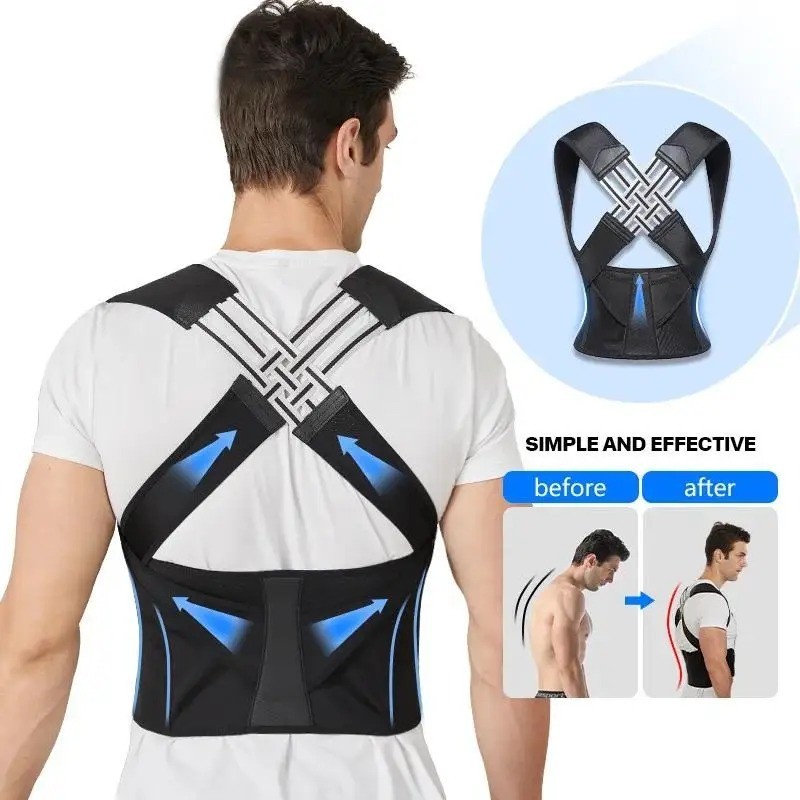 Back Brace Posture Corrector Women Men Shoulder Straightener Adjustable Support