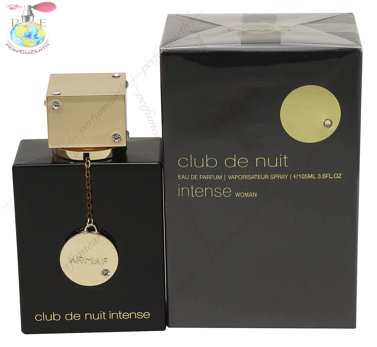 Club De Nuit Intense By Armaf 3.6oz./105ml Edp Spray For Women New In Open Box