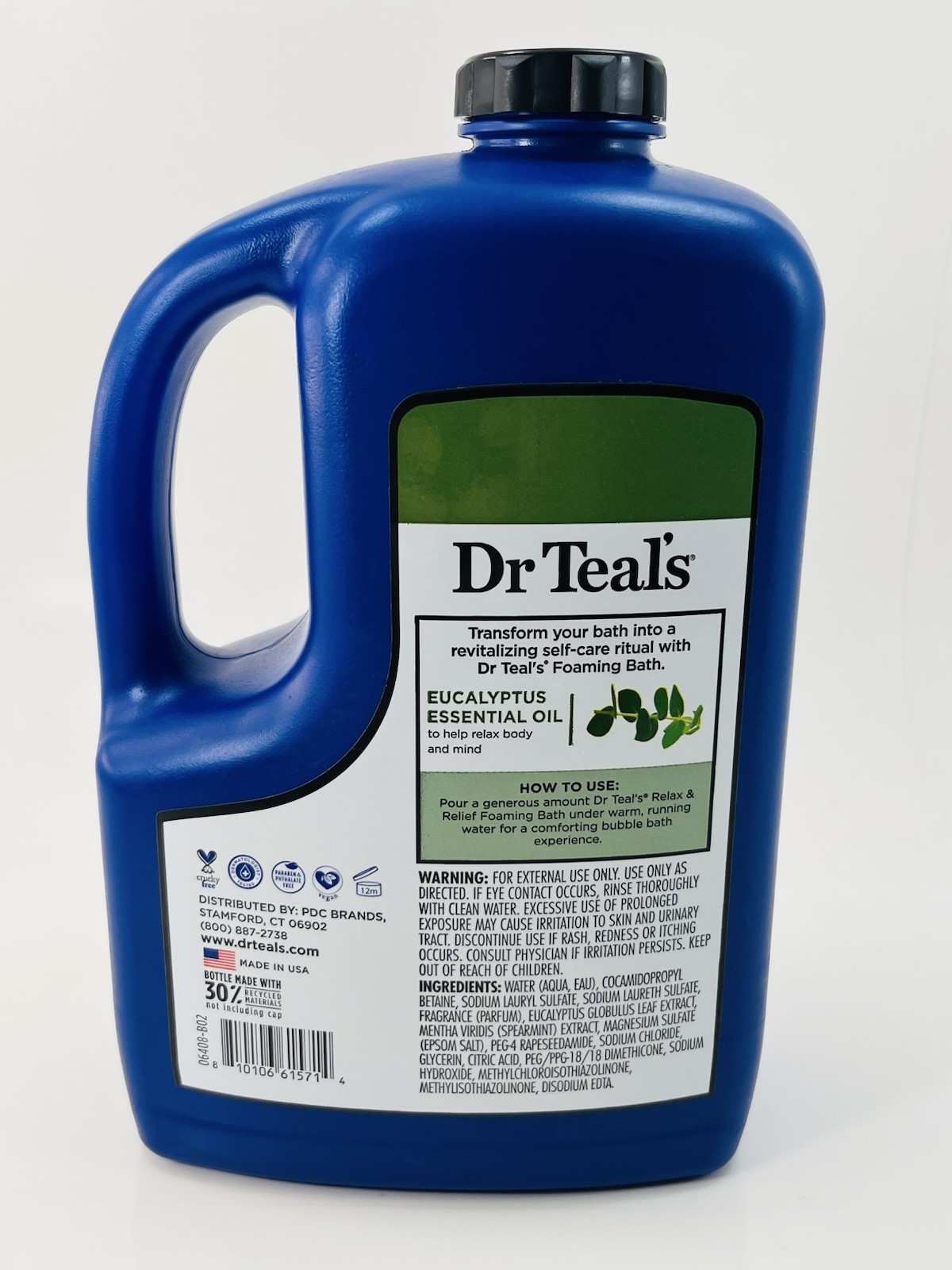 Dr Teal’s Foaming Bath Eucalyptus Spearmint 62.5oz Family Size Sealed FREE SHIP