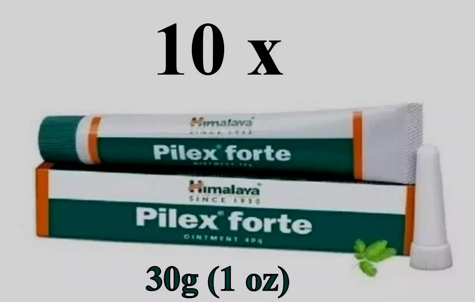 10 x Himalaya Pilex Forte Ointment (30g) Herbal Ayurvedic FREE SHIPPING