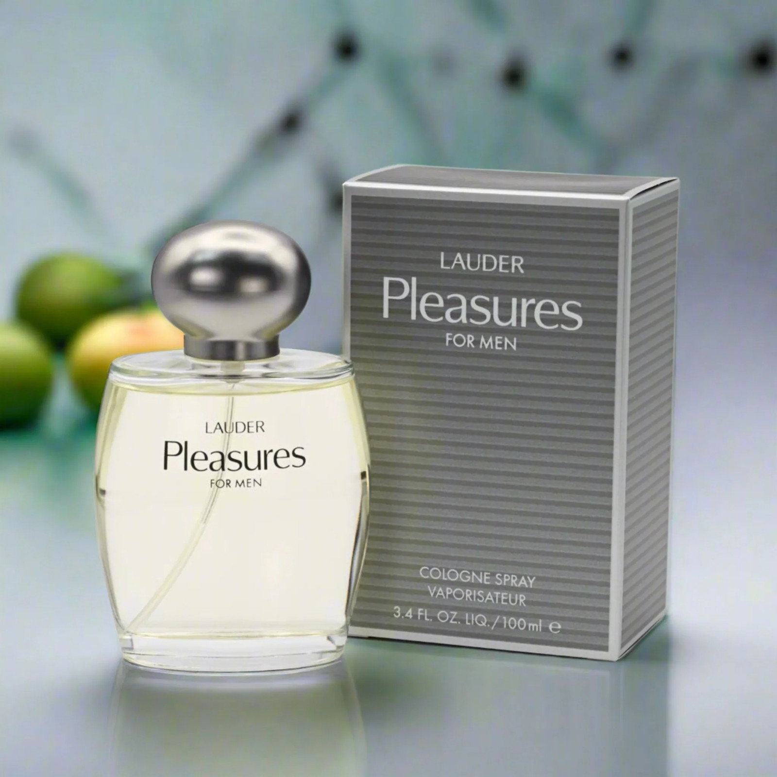 PLEASURES by Estee Lauder 3.3 / 3.4 oz EDC Cologne for Men NEW IN BOX
