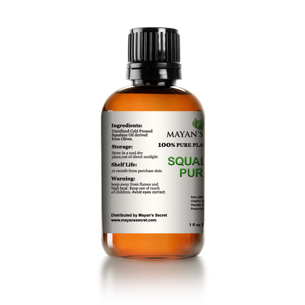 Squalane Oil – 1oz – Imported From Italy – Natural Anti Aging