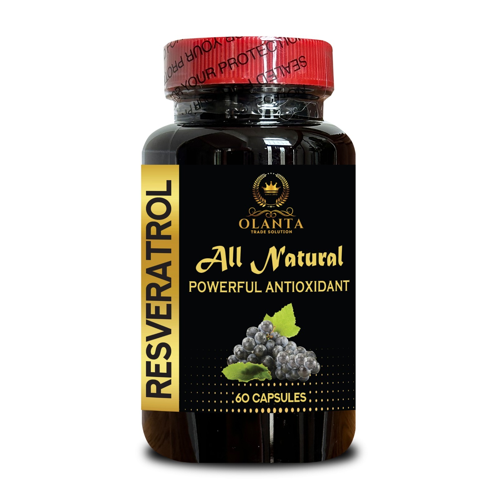 Trans-Resveratrol Antioxidant | Healthy Skin & Hair Support | Support Cellular 1