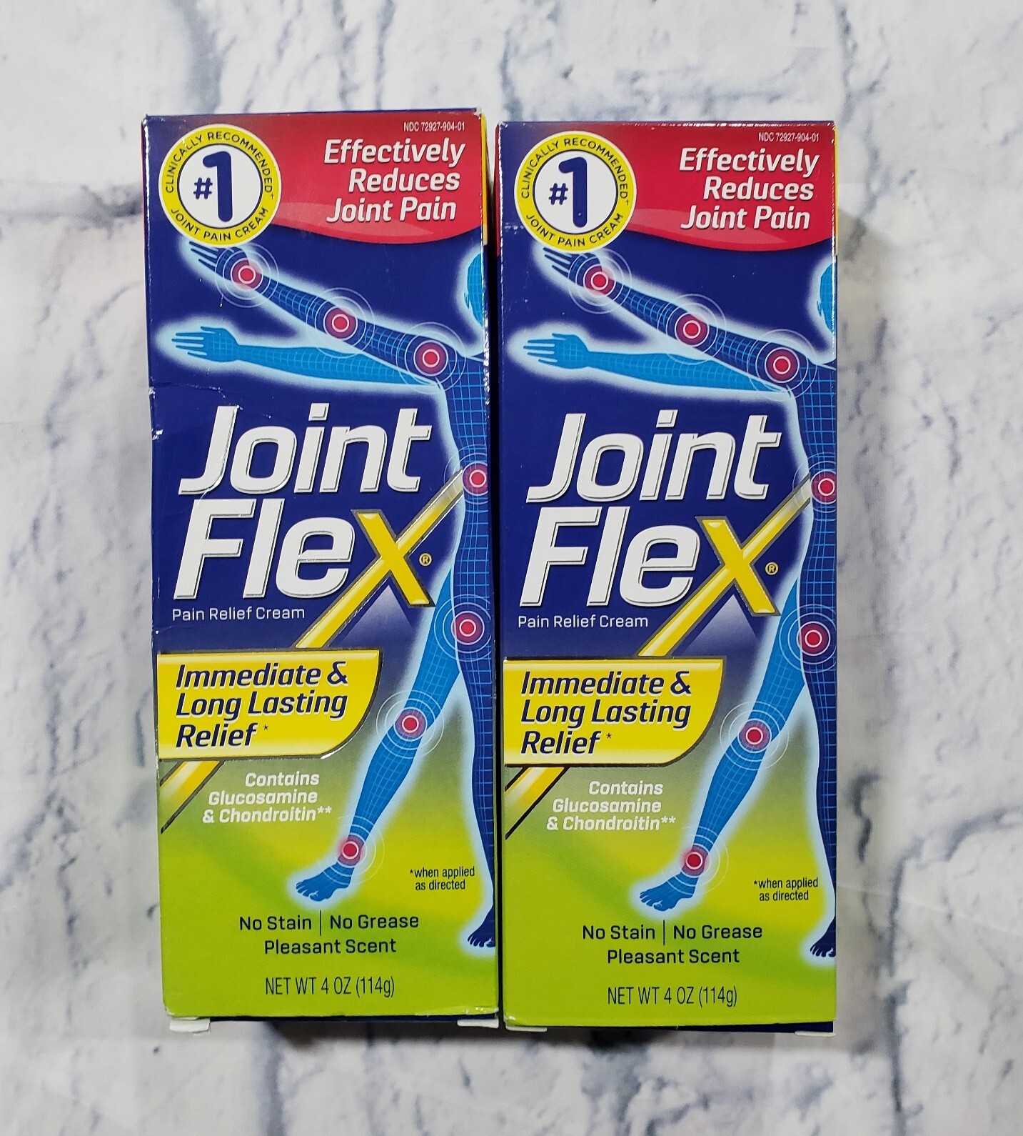 LOT OF 2 JointFlex Arthritis Pain Relief Cream Joint Pain 4oz Each