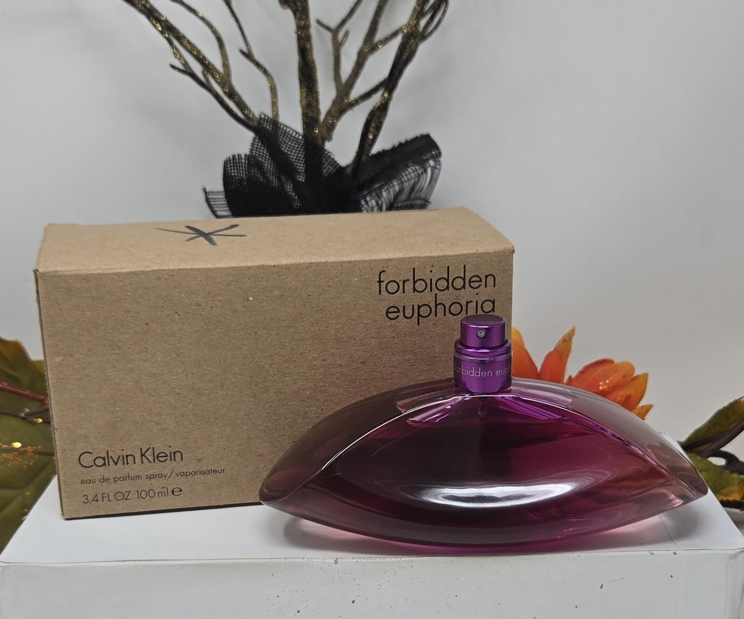 Calvin Klein Forbidden Euphoria 3.4oz EDP Floral Fruity Tester for Women