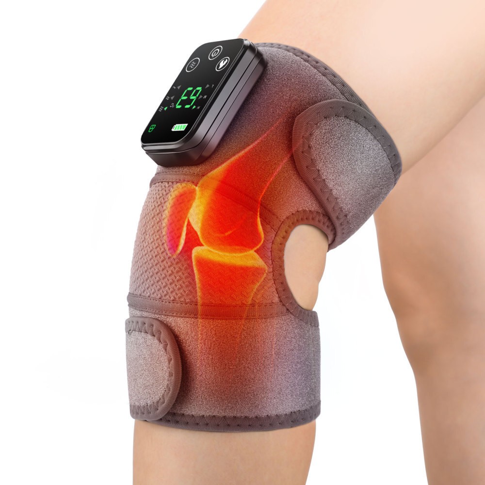 Electric Knee Massager Massage Pad with Heat Joint Pain Relief Blood Circulation
