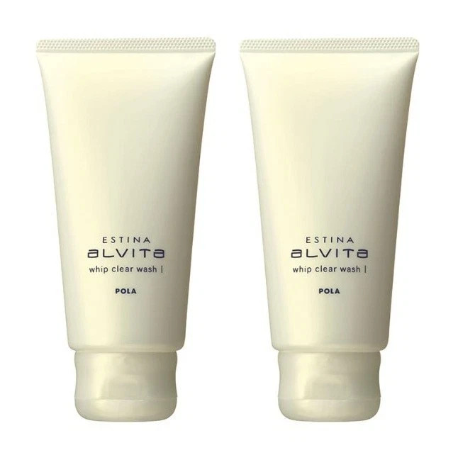 POLA Estina Alvita Whip Clear Wash I 120g x2 Facial Cleanser Moisturizing Japan