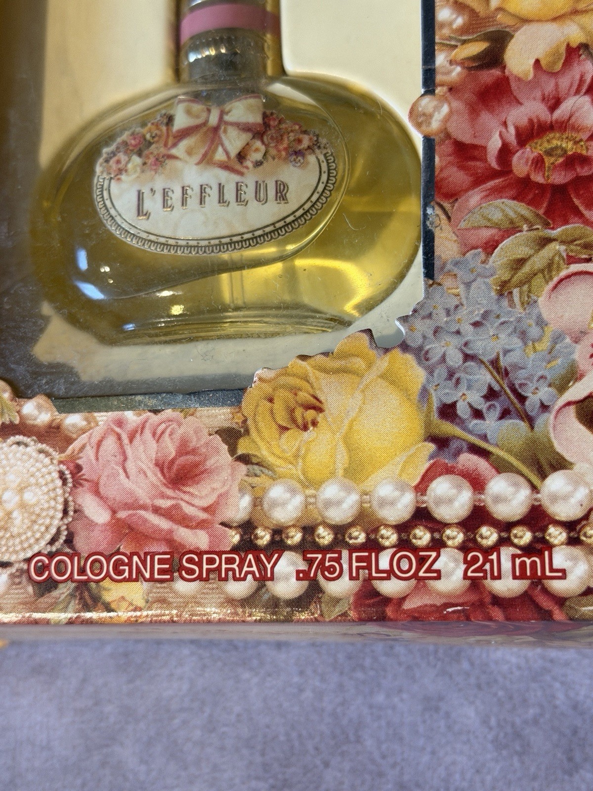 Vintage ~ L’EFFLEUR BY COTY COLOGNE SPRAY .75 oz & POWDER 3.7 oz ~ HARD TO FIND