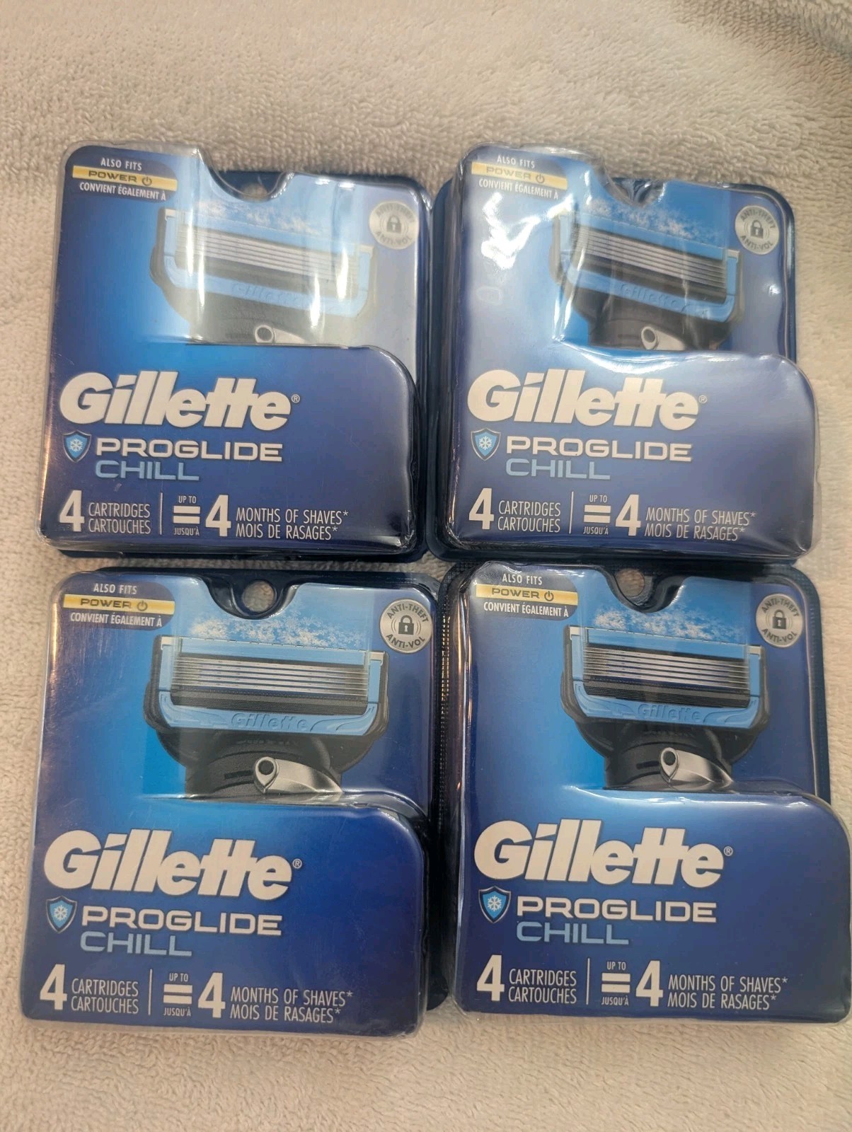 Gillette Fusion 5 ProGlide Chill Razor Blade Refills – 16 Cartridges Old Stock