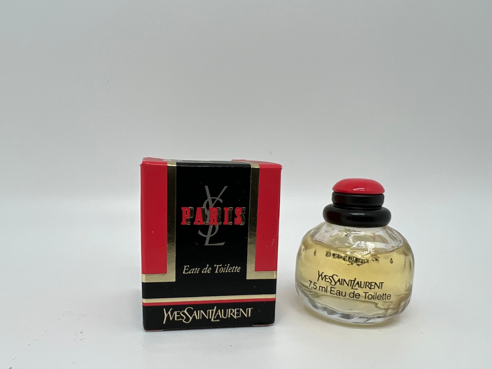 *Vintage* PARIS by YVESSAINTLAURENT 0.25 FL oz / 7.5 ML EDT Splash / Pour Mini