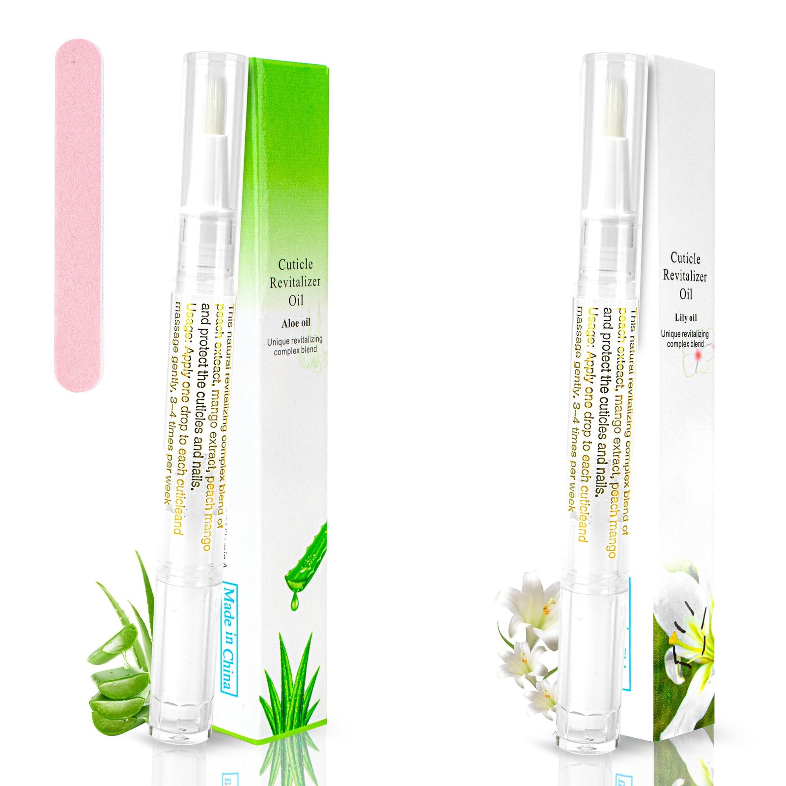 2PCS Cuticle Oil Pen for Nails,Nail Oil Pen for Nail Care,Cuticle Oil for Nails