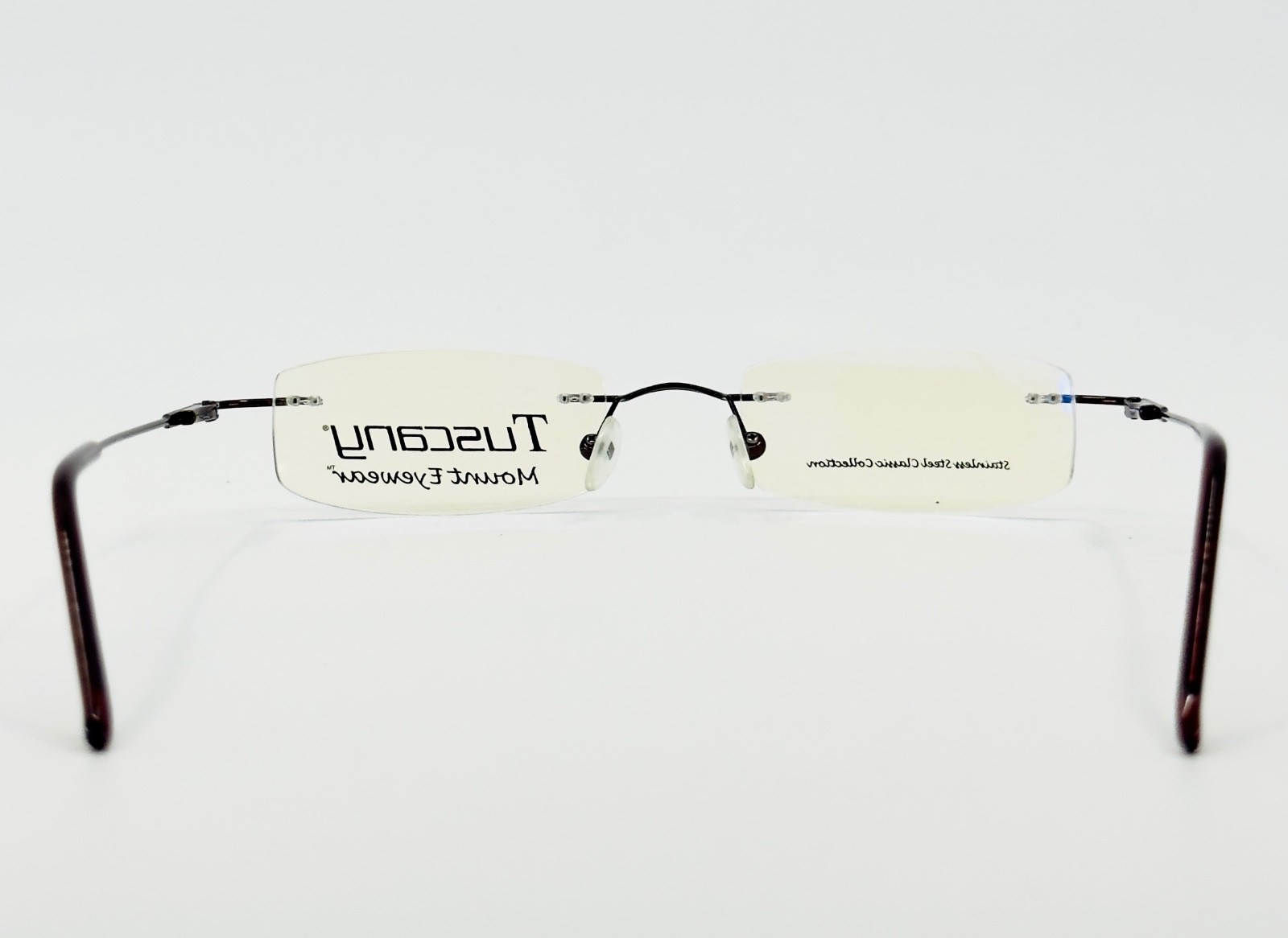 NEW TUSCANY MOUNT TUS B-02 Brown Bronze Rimless Eyeglasses N/A-19-140 B:N/A