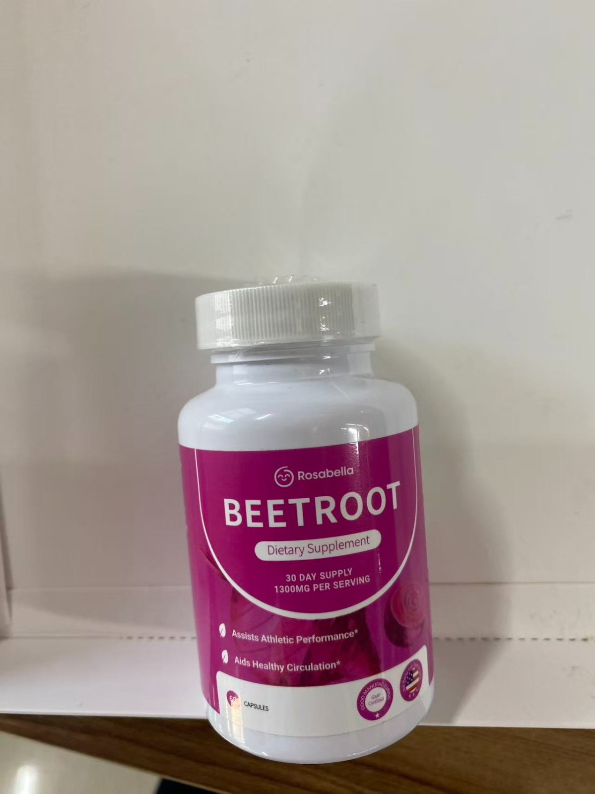 3X Rosabella Organic Beet Root 60 Capsules Natural Energy Boost Blood Pressure