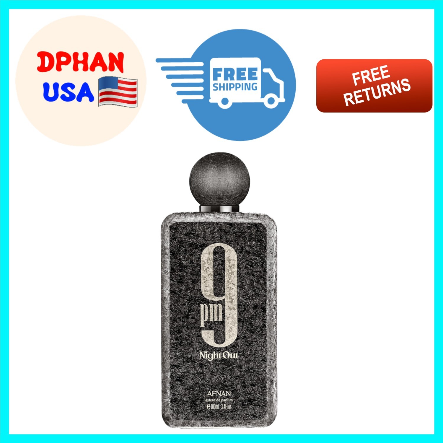 9 PM Night Out Unisex Eau De Parfum, 3.4 Fl. Oz – Captivating Scent for Evenings