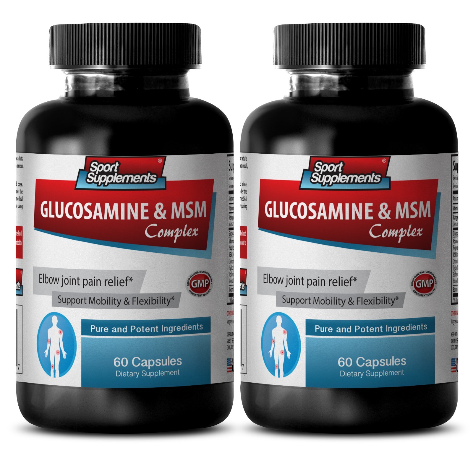 Rebuild Cartilage Tissue – Glucosamine & MSM Complex 3232mg – MSM 500 2B
