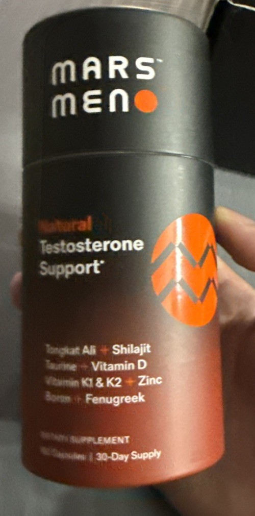 MARS MEN Natural Test Support 1 Month Supply AUTHENTIC REAL Supplement