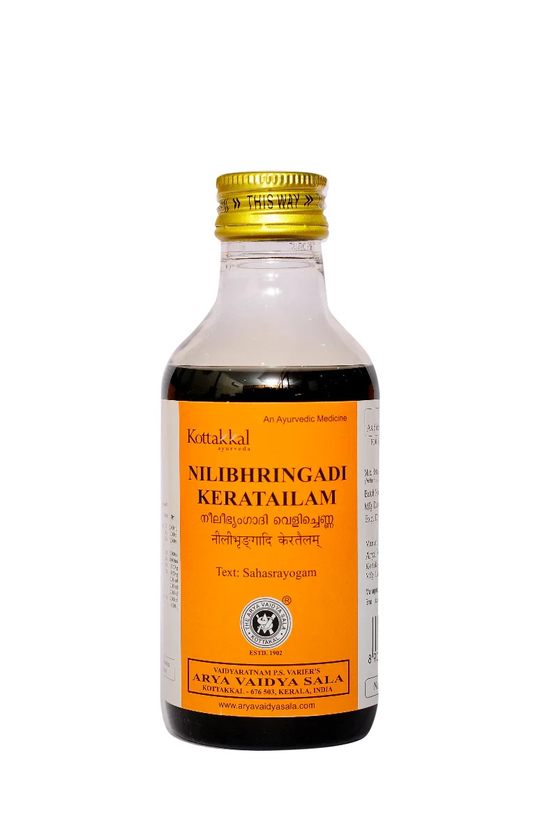 Kottakkal Nilibhringadi Kera (Coconut) Tailam 200 ml | Hair Care | FREE SHIPPING