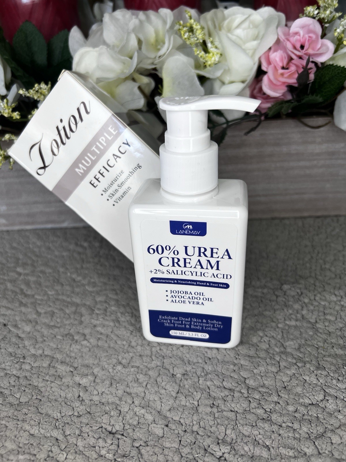 Lanemay 60% Urea Cream + 2% Salicylic Acid Foot Hand Lotion Cream 150ml 5.3oz