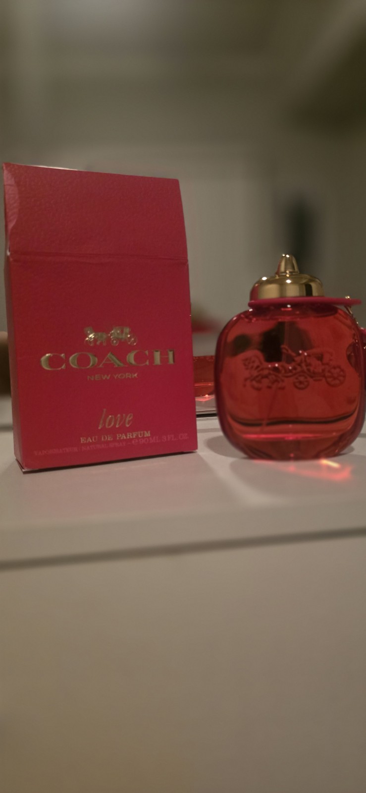 Coach New York Love Eau de Parfum Spray Fragrance, Regular Size 3 fl oz