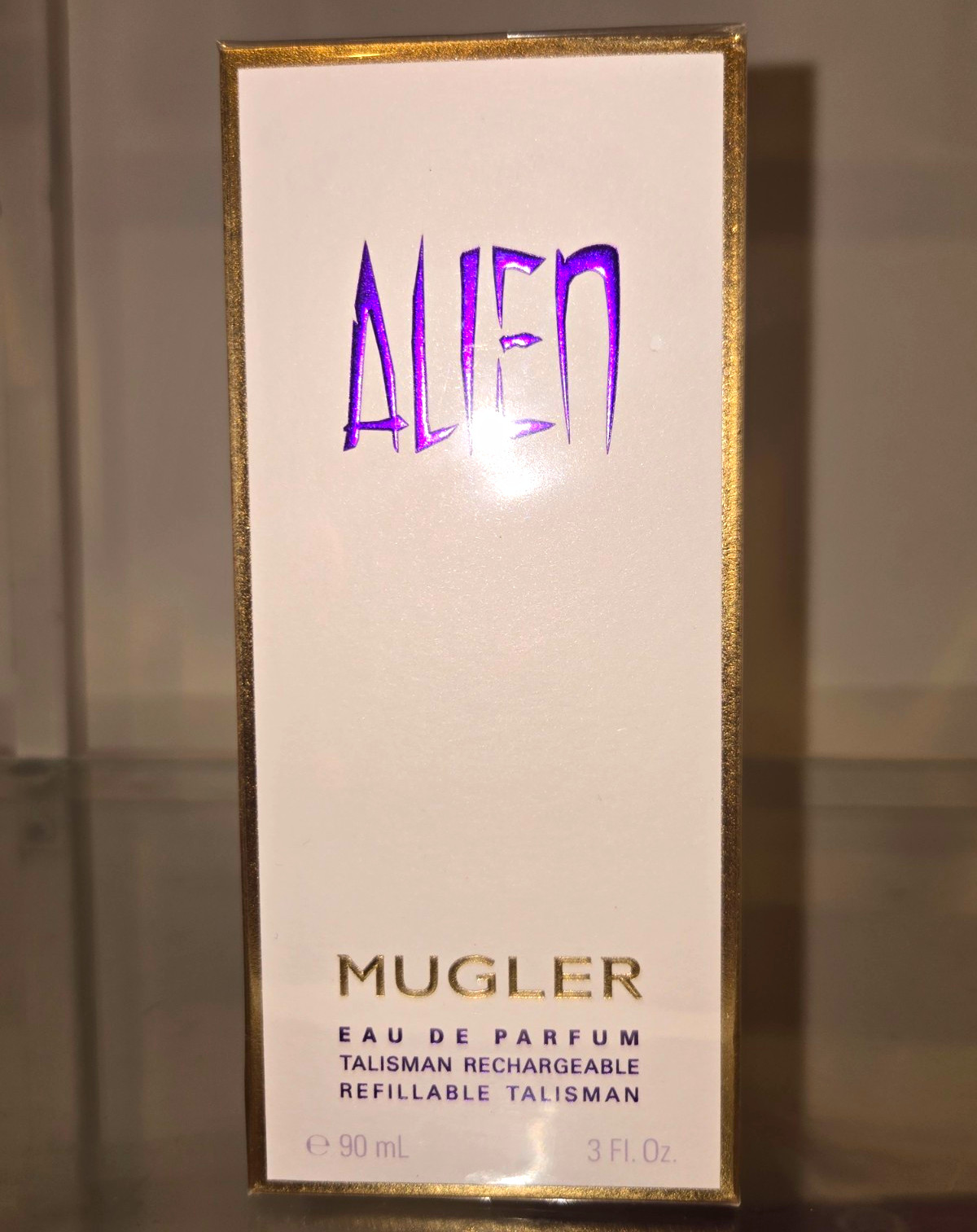 Mugler Alien Eau de Parfum Spray Refillable Regular Size 3 fl oz