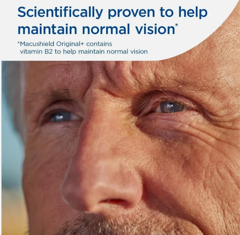 Macushield Original+ Eye Supplement 90 Capsules Supports Vision Health