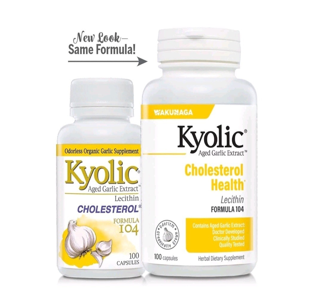 200 count Kyolic Aged Garlic Extract Formula 104, (Pack of 1), No Color