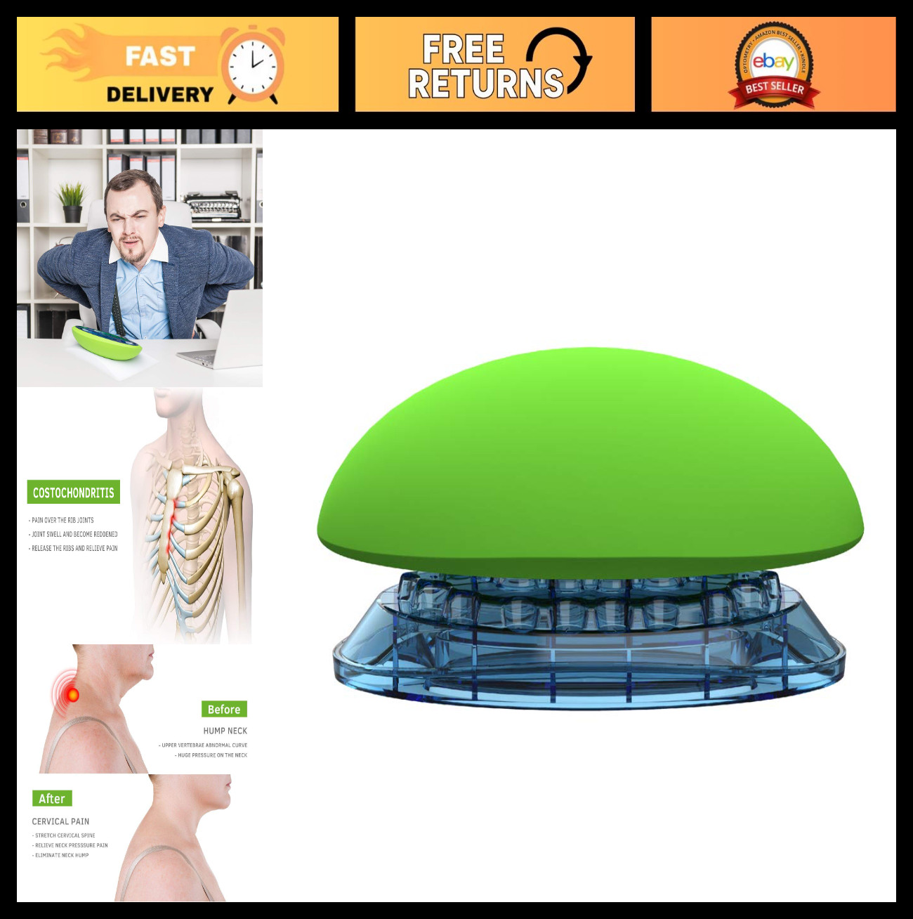 Upper Back Pain Relief, Headache Treatment, Costochondritis & Tietze Syndrome Ai