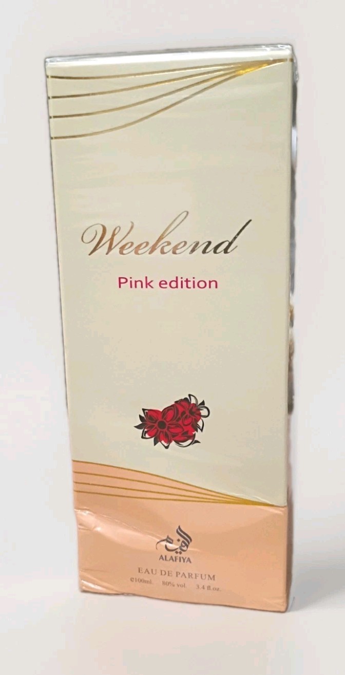 Alafiya WEEKEND Pink Edition 100ml 3.4oz EAU DE PARFUM Spray *NIB* *SEALED*