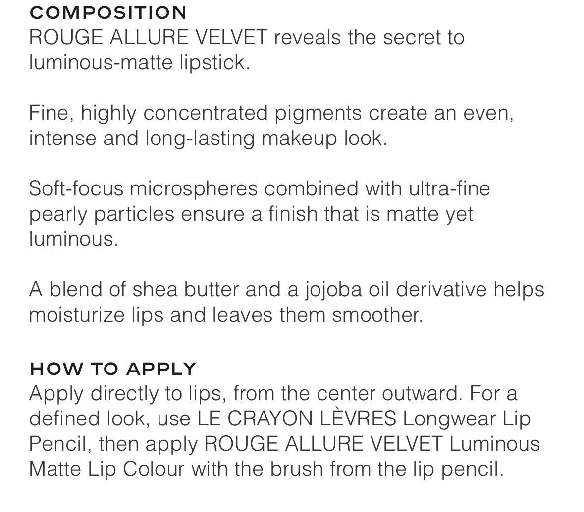 ROUGE ALLURE VELVET Luminous Matte Lip Colour #489 – TOI ET MOI Limited Edition