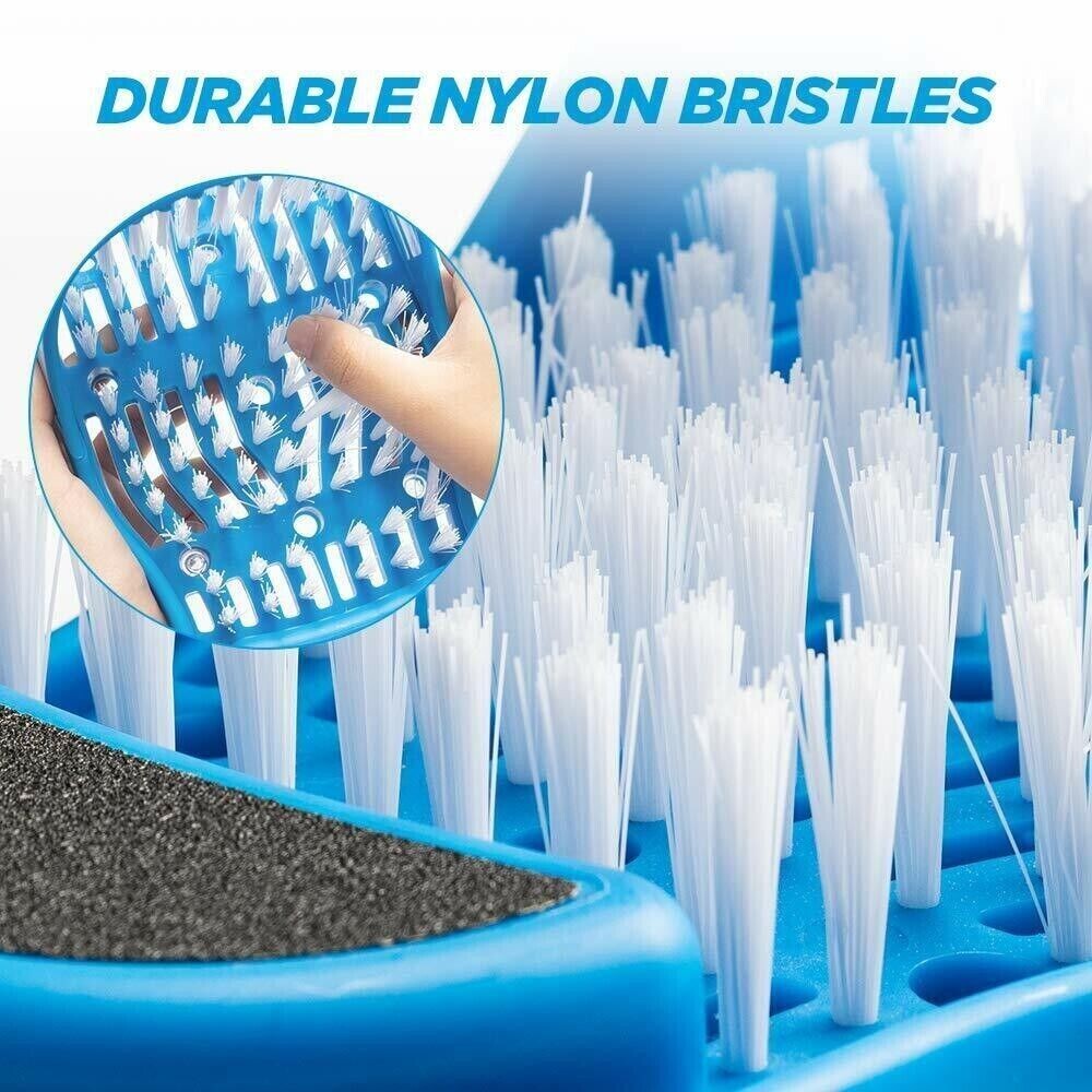 Shower Feet Foot Scrubber Exfoliating Massager Cleaner Washer Wash Slipper Brush