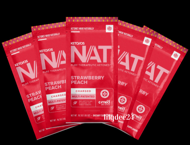 🔥Pruvit Keto OS NAT Ketones Charged Strawberry Peach 5 pack Free Ship Late 2025