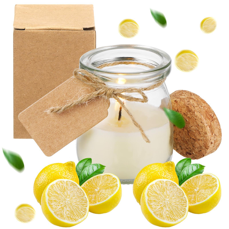 Mtlee 50 Pcs Wedding Jar Candles For Guests Wedding Candle Gift Natural Wax
