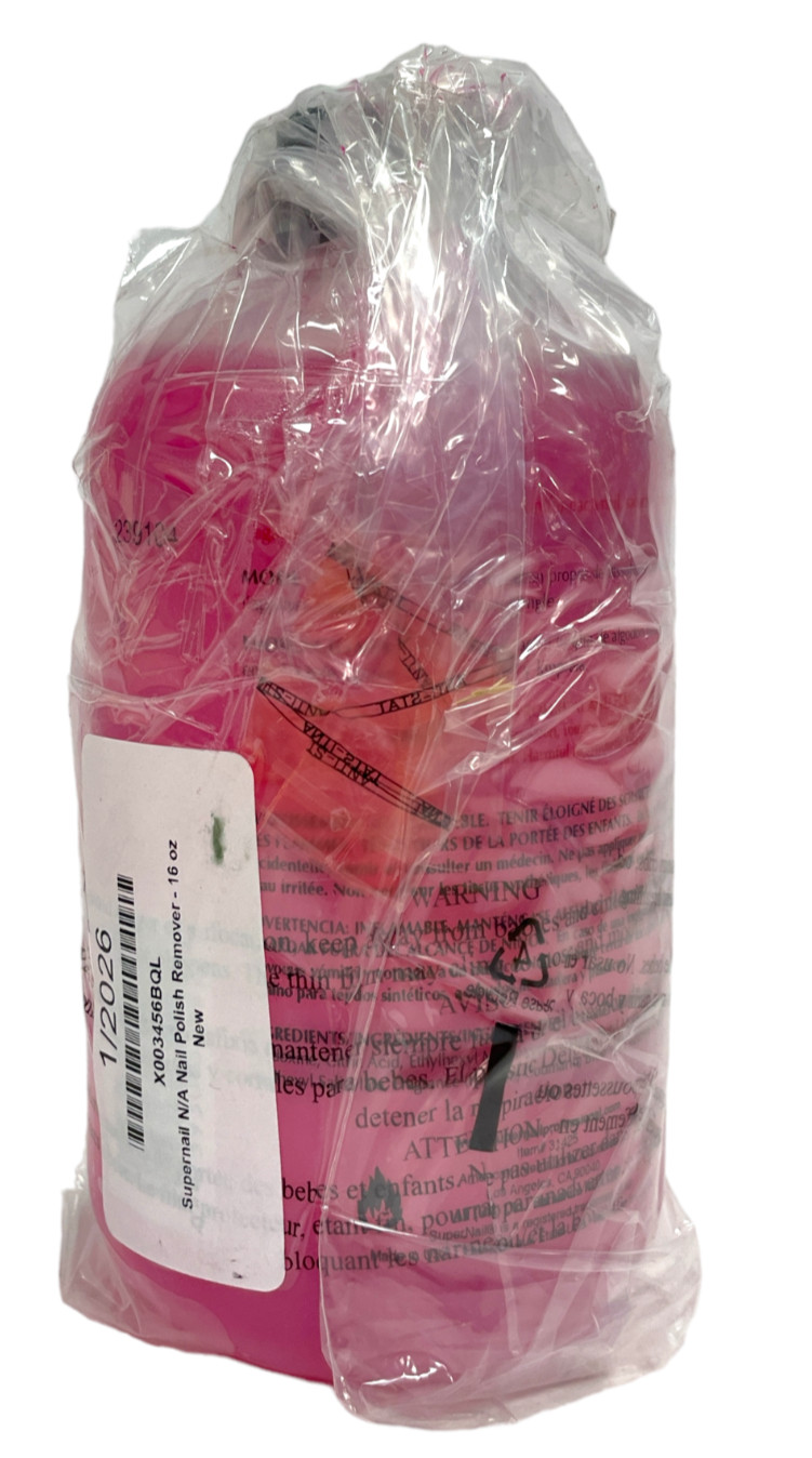 Super Nail N/A Polish Remover (473ml/16oz) As Seen In The Pictures NEW!